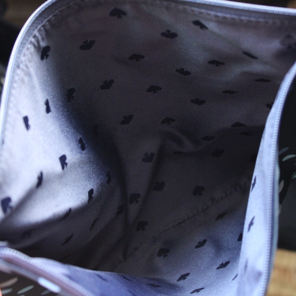 Kate Spade Mel Tote in Navy Blue with polka dots - Picture 3 of 7